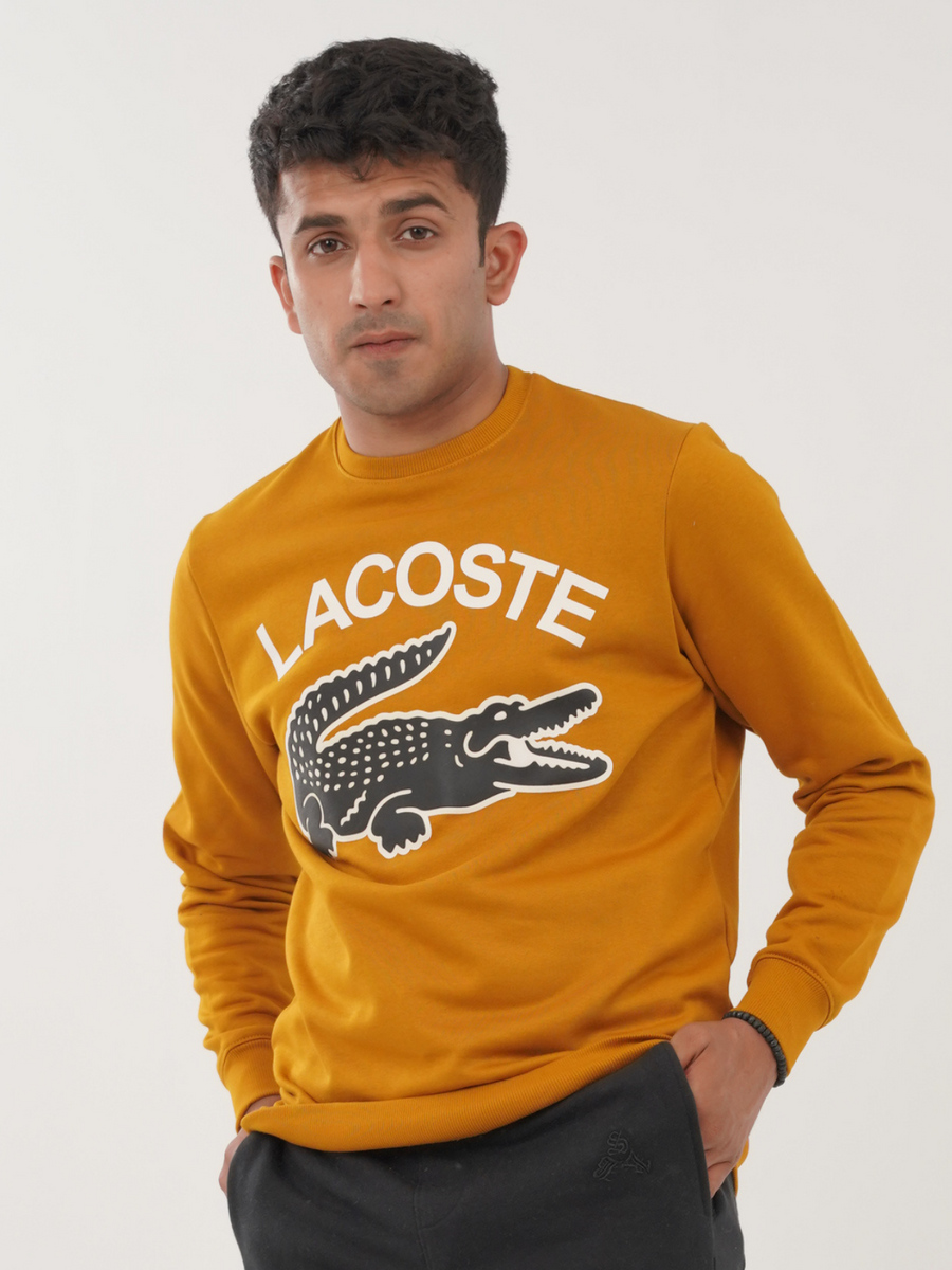 LCSTE MUSTARD SWEATSHIRTS WITH FRONT LOGO – THE FLOW STORE